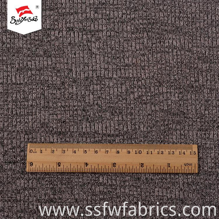 Comfortable Metallic Knitted Fabric